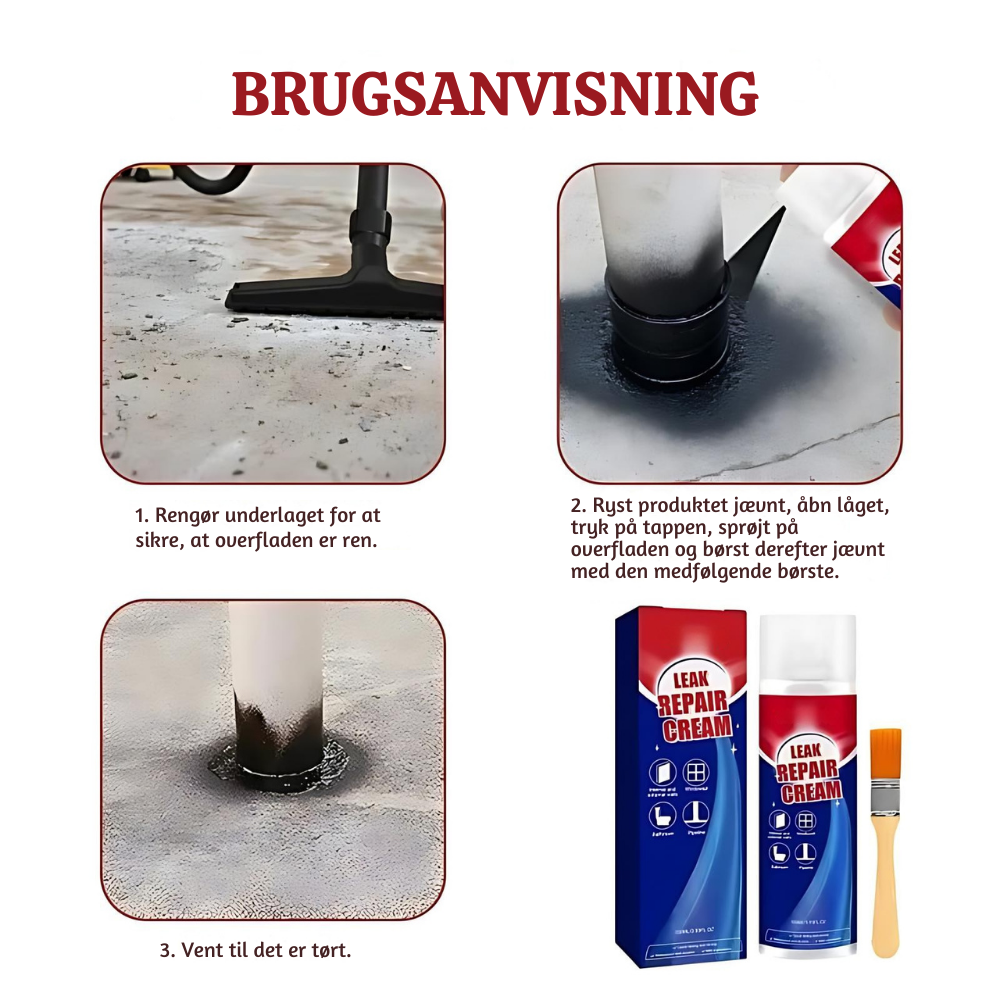 LeakShield™ – Langtidsholdbar Vandtæt Tætningsspray