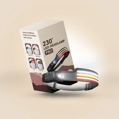 LumiArc™ – Multi-Mode LED 230° Genopladelig Pandelygte