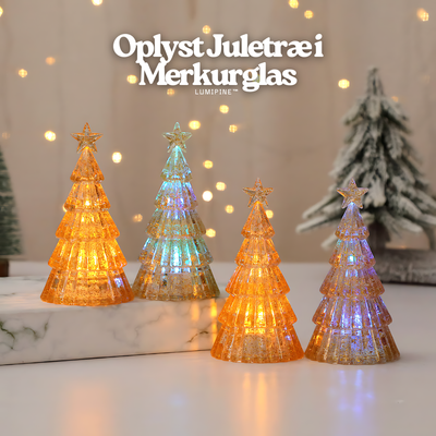 LumiPine™ – Oplyst Juletræ i Merkurglas