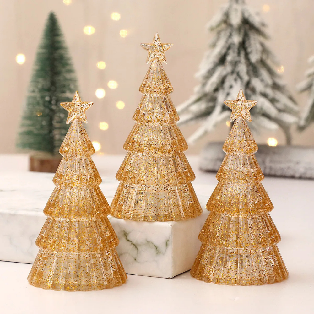 LumiPine™ – Oplyst Juletræ i Merkurglas