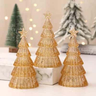 LumiPine™ – Oplyst Juletræ i Merkurglas