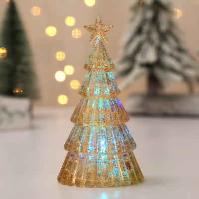 LumiPine™ – Oplyst Juletræ i Merkurglas