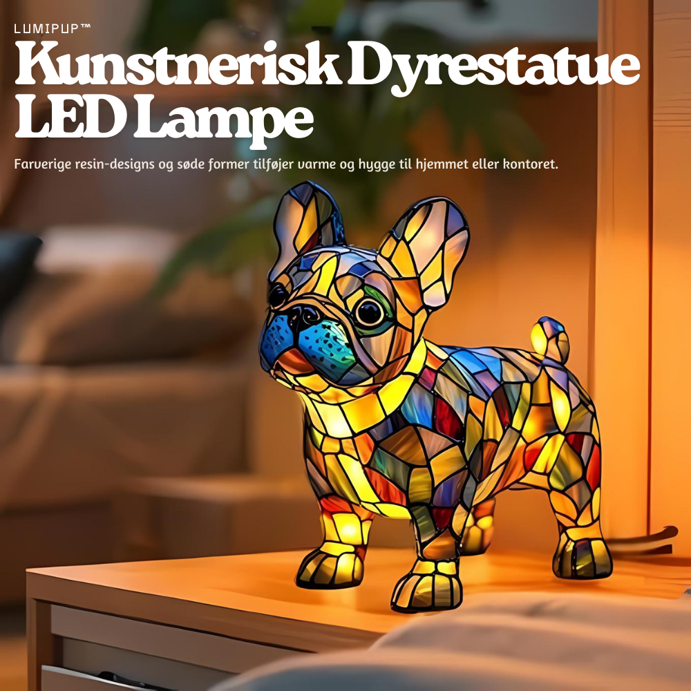 LumiPup™ – Kunstnerisk Dyrestatue LED Lampe