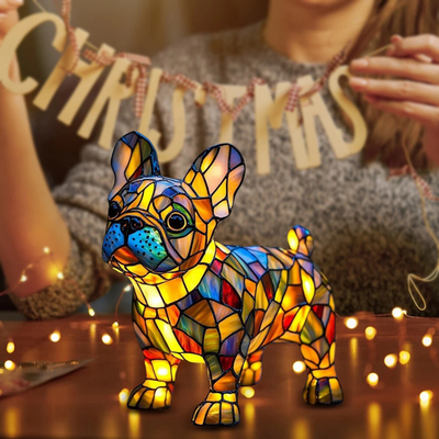 LumiPup™ – Kunstnerisk Dyrestatue LED Lampe