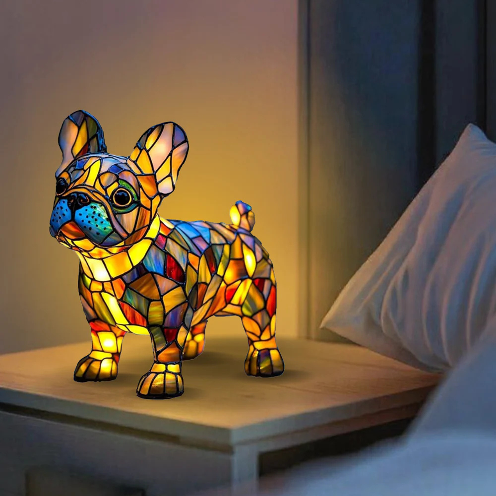 LumiPup™ – Kunstnerisk Dyrestatue LED Lampe