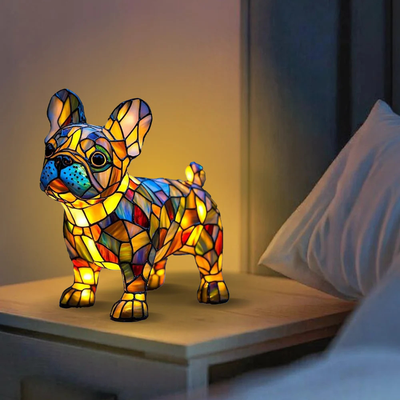 LumiPup™ – Kunstnerisk Dyrestatue LED Lampe