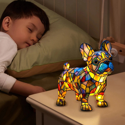 LumiPup™ – Kunstnerisk Dyrestatue LED Lampe