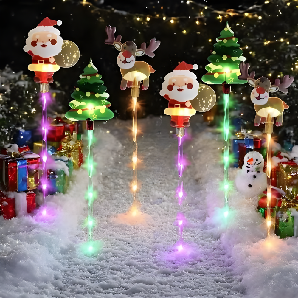 LumiRein™ – 6-delt Jule Solcelle Lysesæt