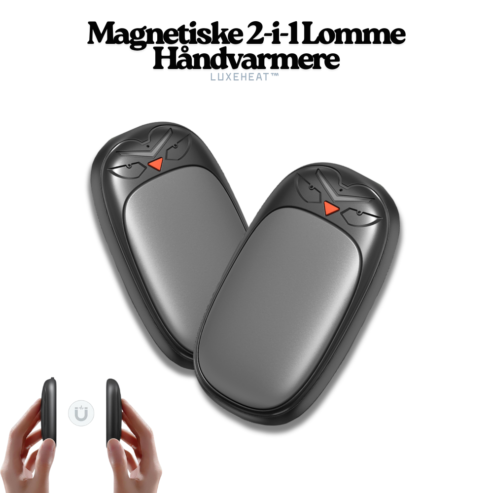 LuxeHeat™ – Magnetiske 2-i-1 Lomme Håndvarmere