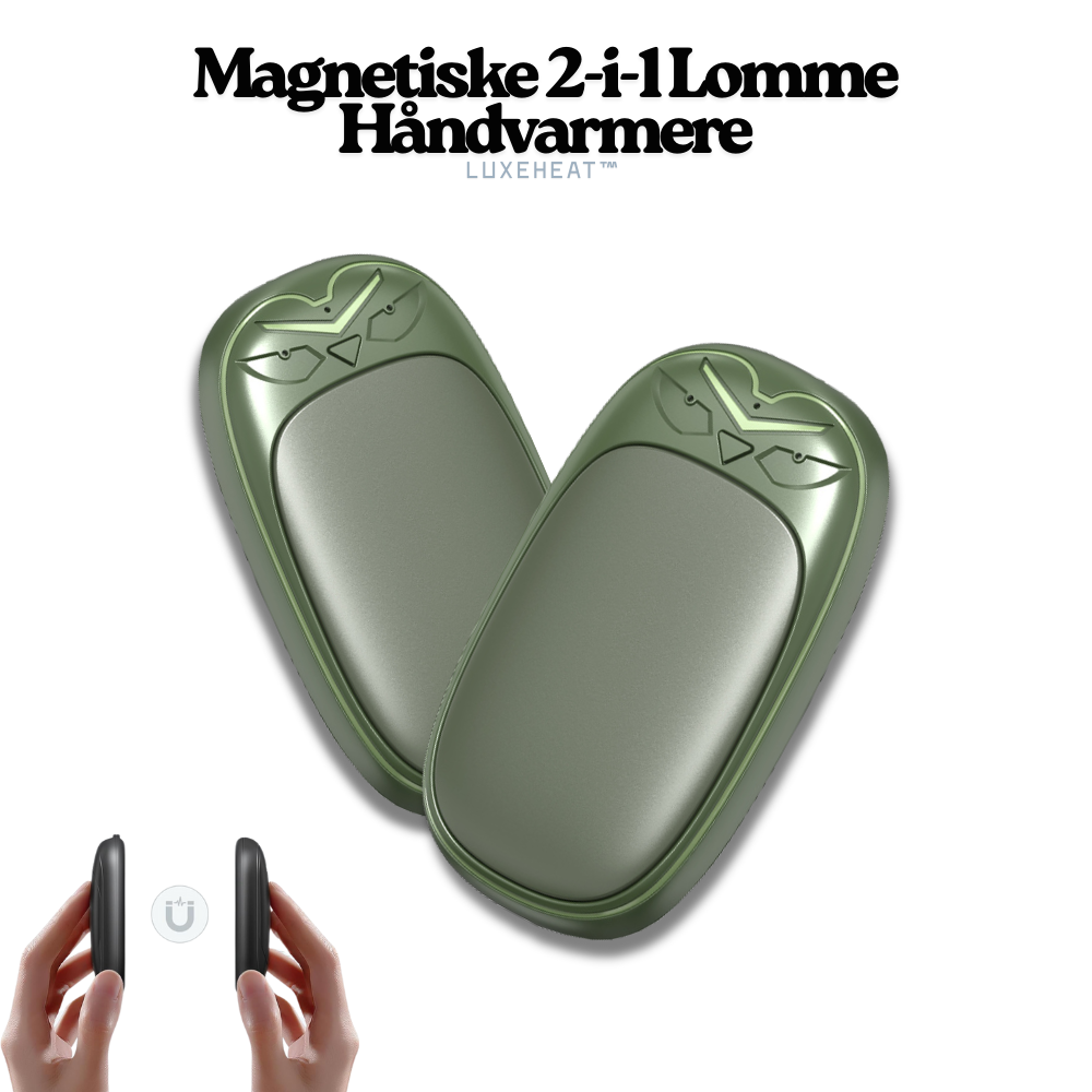 LuxeHeat™ – Magnetiske 2-i-1 Lomme Håndvarmere
