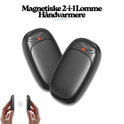 LuxeHeat™ – Magnetiske 2-i-1 Lomme Håndvarmere