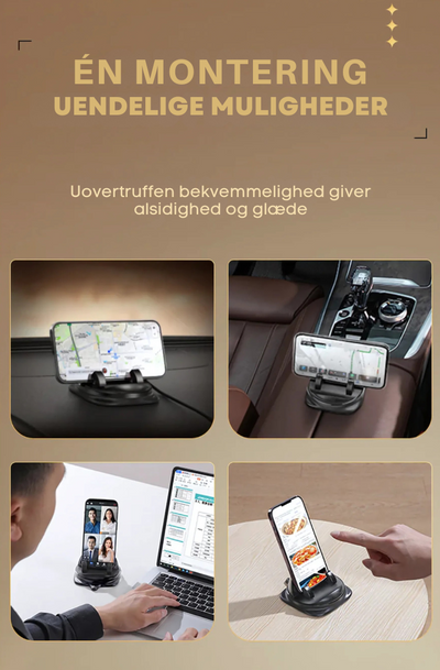 MagnaGrip™ – Stabil Bilholder til Mobiltelefon