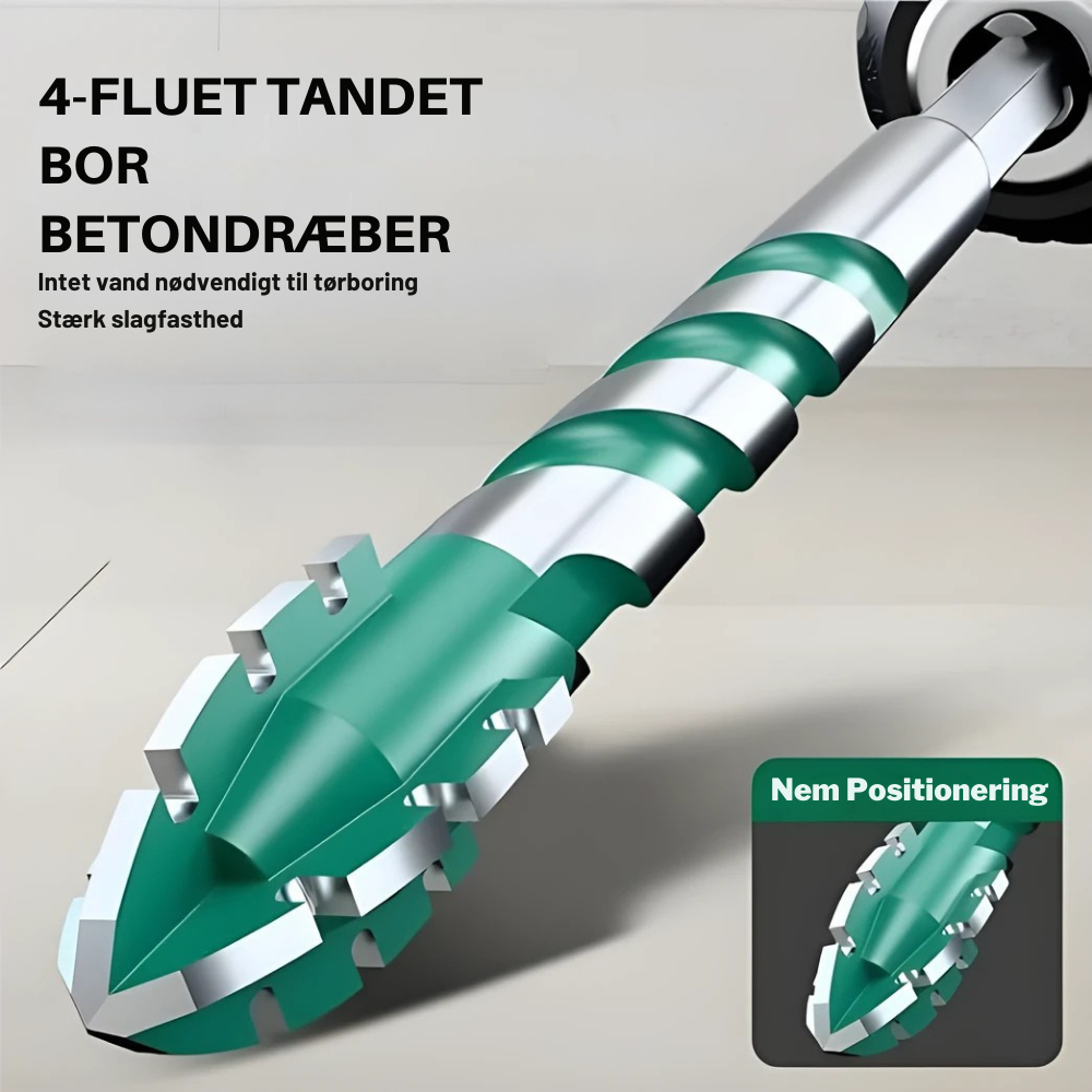 MaxiDrill™ – Præcisions Firskærs Borebit