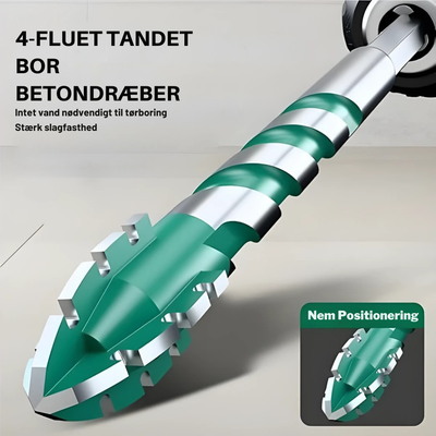 MaxiDrill™ – Præcisions Firskærs Borebit