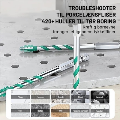MaxiDrill™ – Præcisions Firskærs Borebit