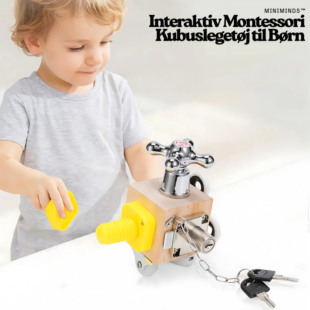 MiniMinds™ – Interaktiv Montessori Kubuslegetøj til Børn