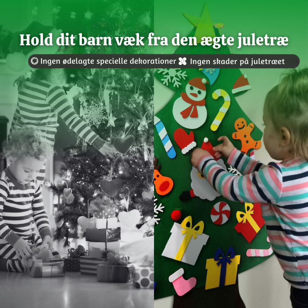 MistleTots™ – DIY Juletræ i Filt til Børn