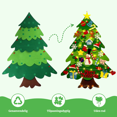 MistleTots™ – DIY Juletræ i Filt til Børn