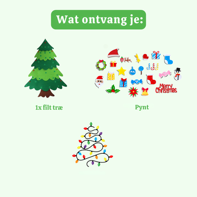 MistleTots™ – DIY Juletræ i Filt til Børn