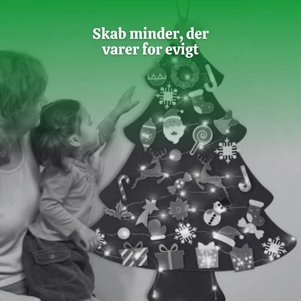 MistleTots™ – DIY Juletræ i Filt til Børn