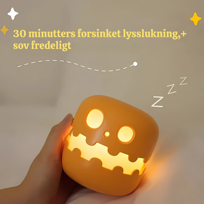 MysticGourd™ – Genopladelig Smilende Græskarlygte