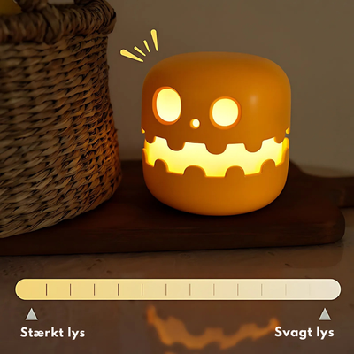 MysticGourd™ – Genopladelig Smilende Græskarlygte