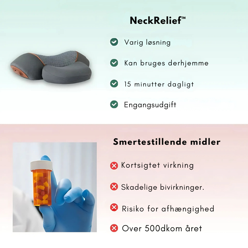 NeckRelief™ - Avanceret Terapipude