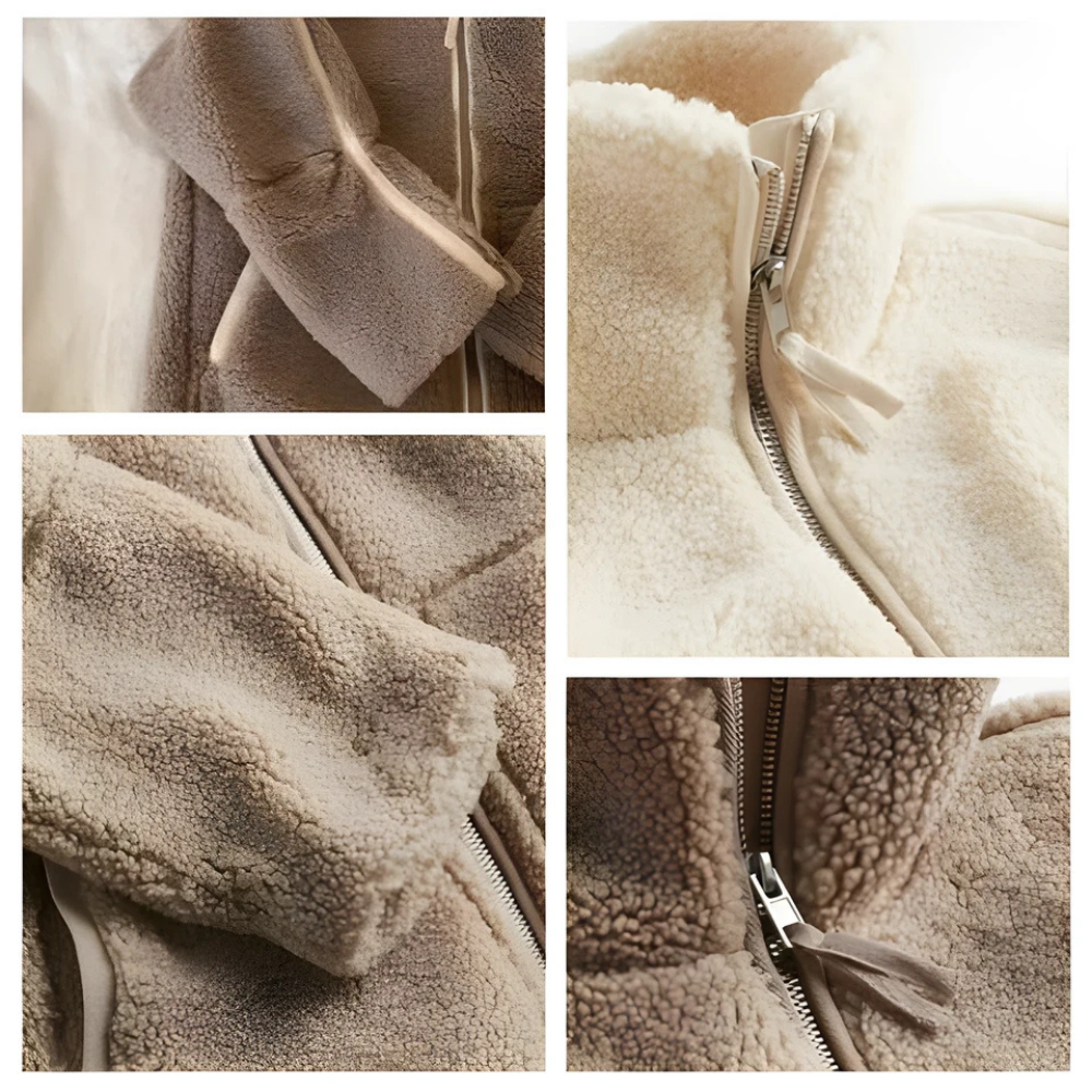 Ninna™ – Dame Cozy Chic Plysjakke