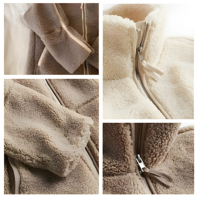 Ninna™ – Dame Cozy Chic Plysjakke