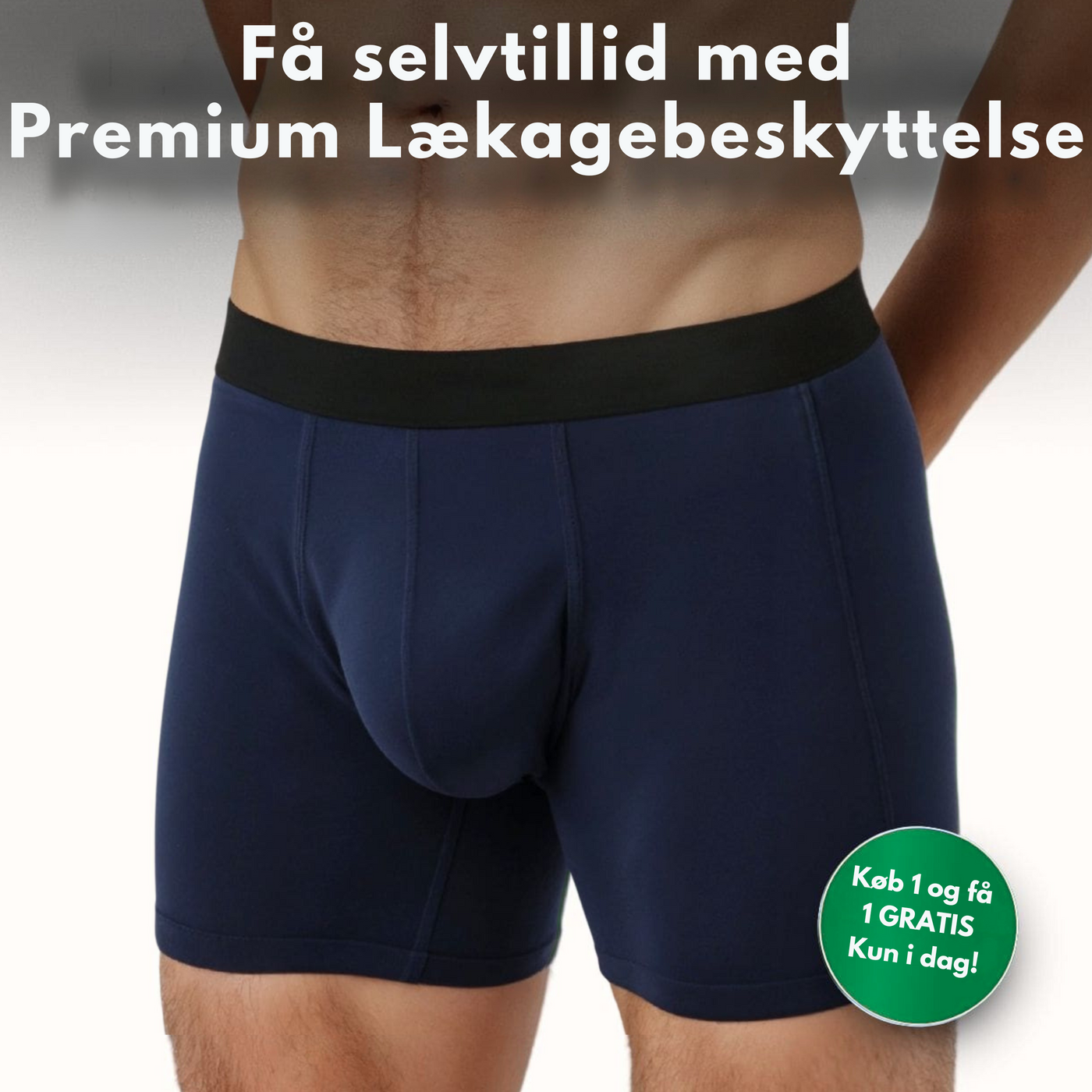 Lucas™ – Lækagesikre Boxershorts til Mænd
