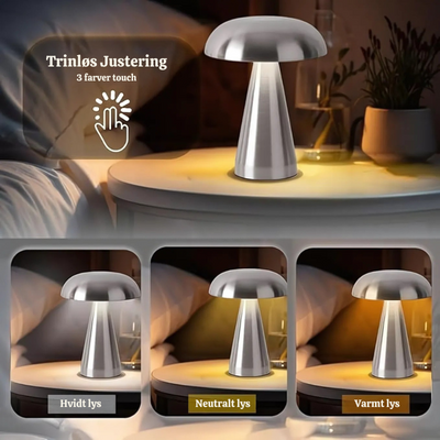 NordGlow™ – Elegant Trådløs Genopladelig Stemningslampe