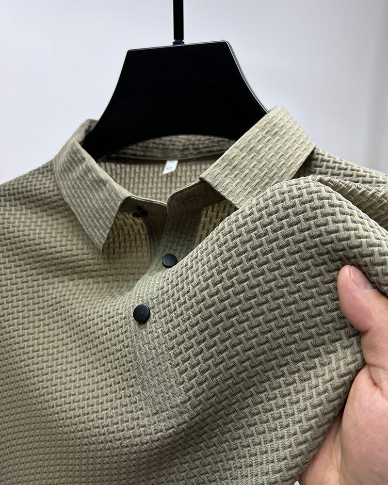 Vince™ – Åndbar Poloshirt i Mesh til Sommeren