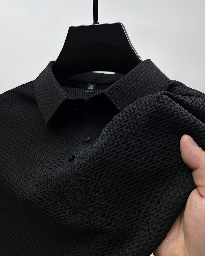 Vince™ – Åndbar Poloshirt i Mesh til Sommeren