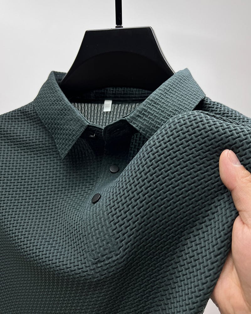 Vince™ – Åndbar Poloshirt i Mesh til Sommeren