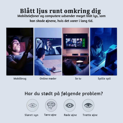 OptiLuxe™ – Ultralet Anti-blåt Lys Briller