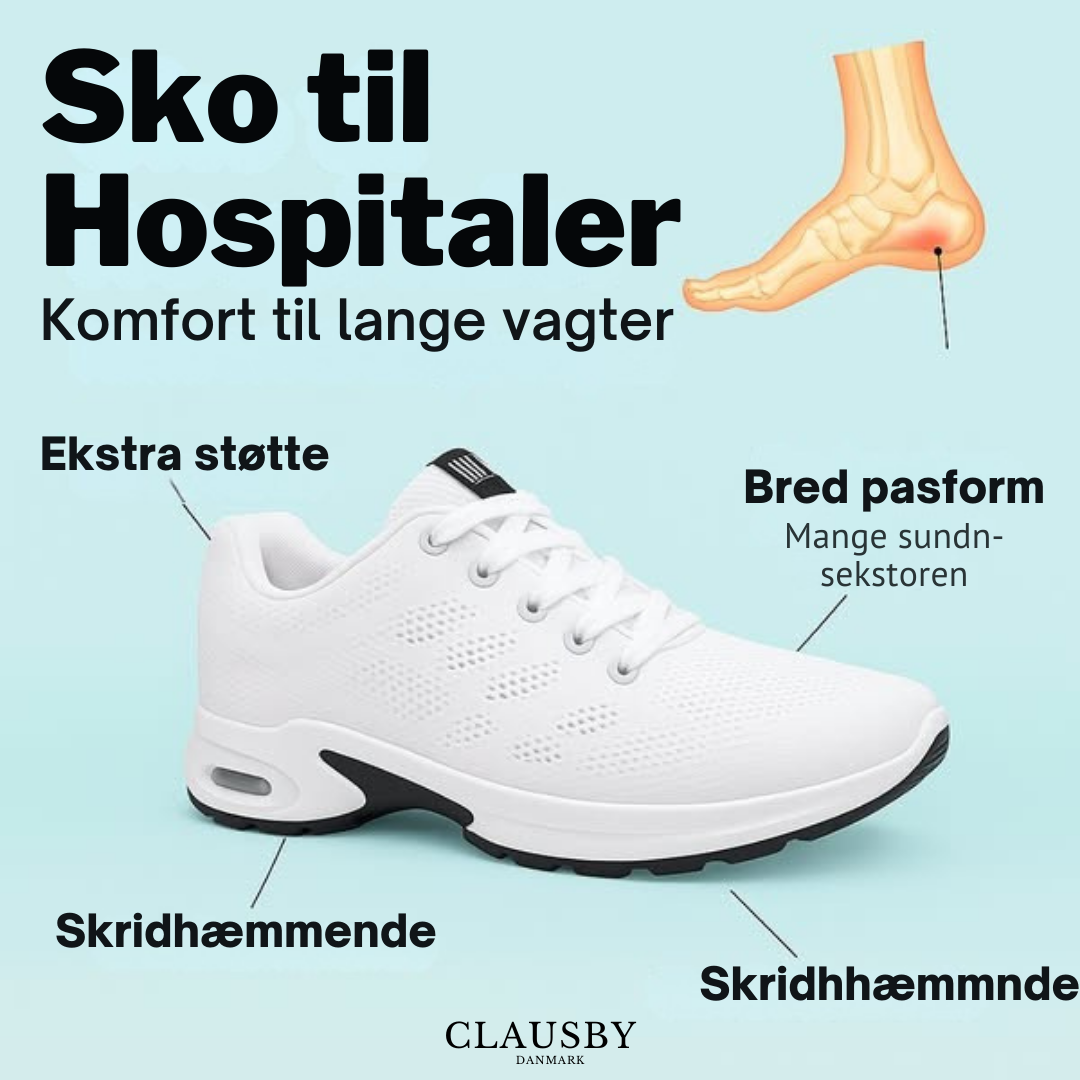 MediStride™ – Ergonomiske Arbejdssko med Støtte