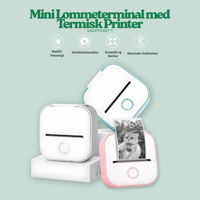 SnapPrint™ – Mini Lommeterminal med Termisk Printer