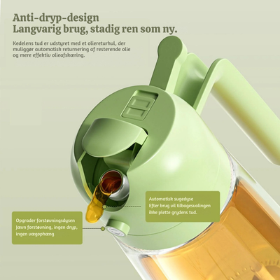 PureMist™ – 2-i-1 Køkkenvæske Sprayer & Dispenser