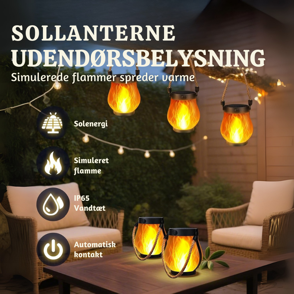 RadiFlame™ – Dobbeltopladelig LED Flammelampe til Stemning