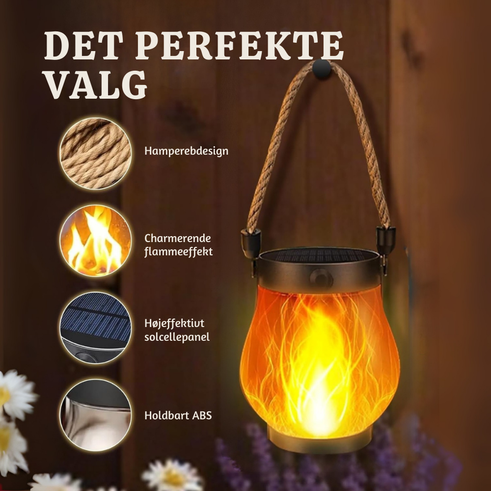 RadiFlame™ – Dobbeltopladelig LED Flammelampe til Stemning