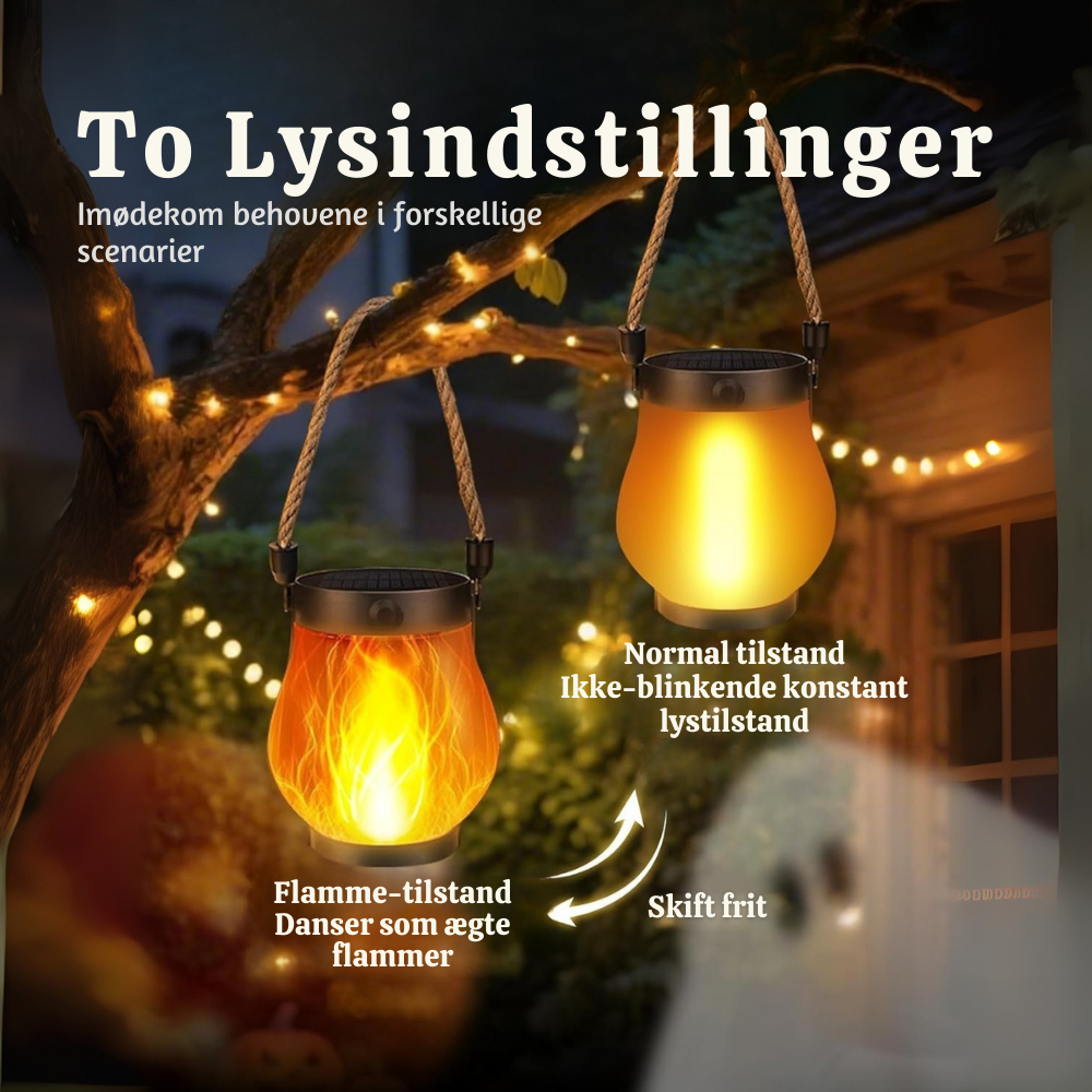 RadiFlame™ – Dobbeltopladelig LED Flammelampe til Stemning