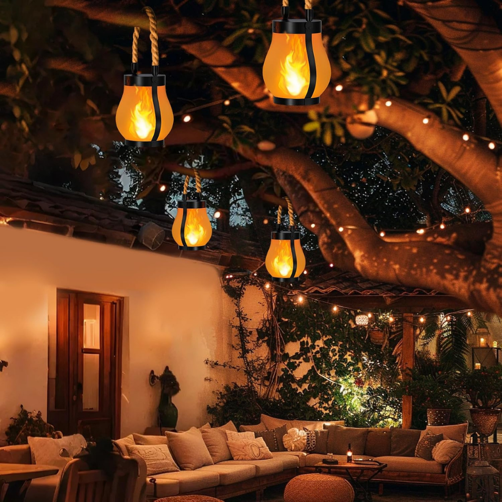 RadiFlame™ – Dobbeltopladelig LED Flammelampe til Stemning