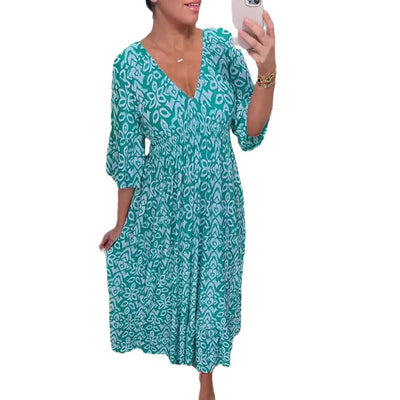 Zebrina™ – Feminin Blomstret Maxikjole