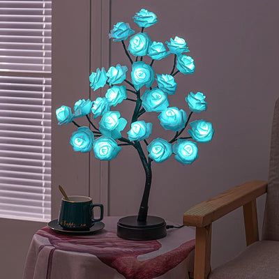 BlossomGlow™ - Lampe med Fortryllet Rosentræ