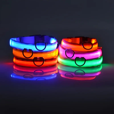 NightPup™ – LED Sikkerheds-Glødhalsbånd til Hund