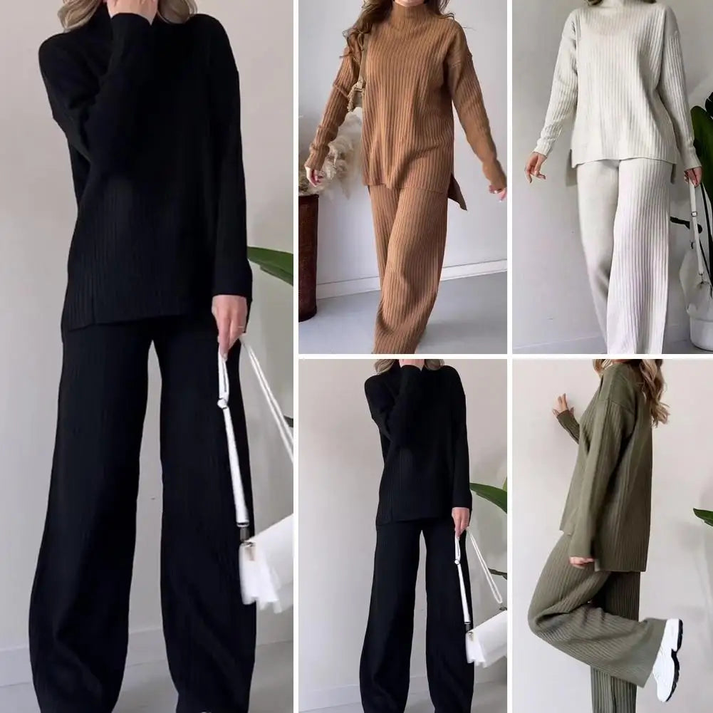 Terra™ - Åndbart loungewear-sæt i strik