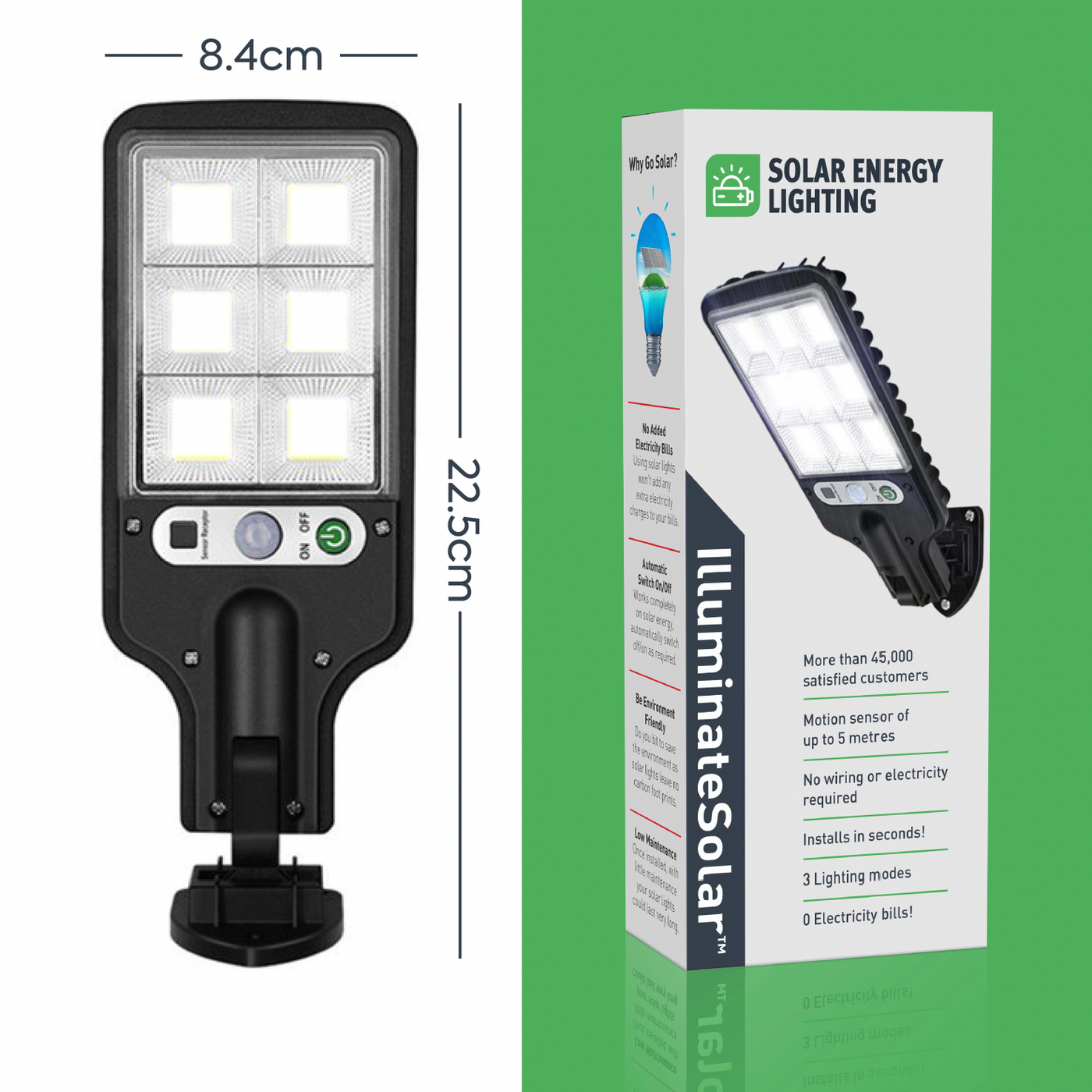 Solarix™ – Ultrabright Solcelledrevet LED-lys