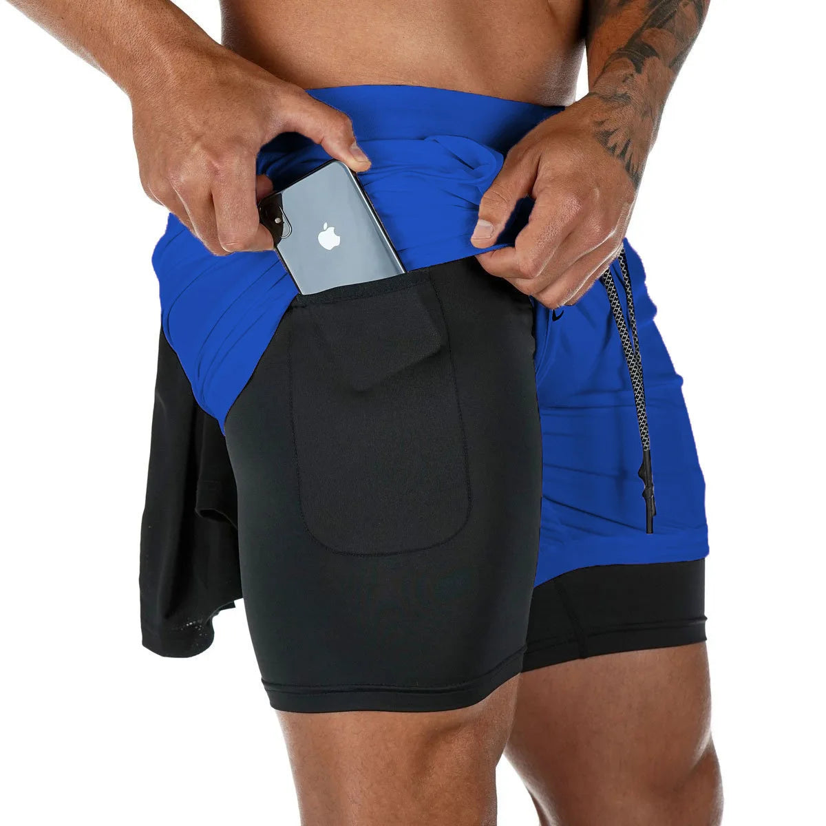 JetWear™ - 2 i 1 Quick Dry træningsshorts