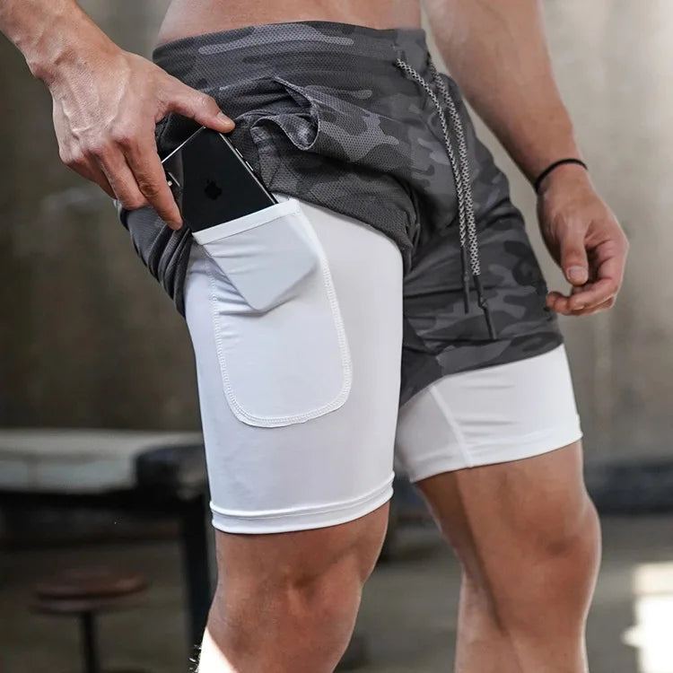 JetWear™ - 2 i 1 Quick Dry træningsshorts