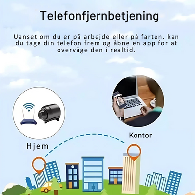 SecureView™ – HD Smart trådløst Wifi-Spionkamera